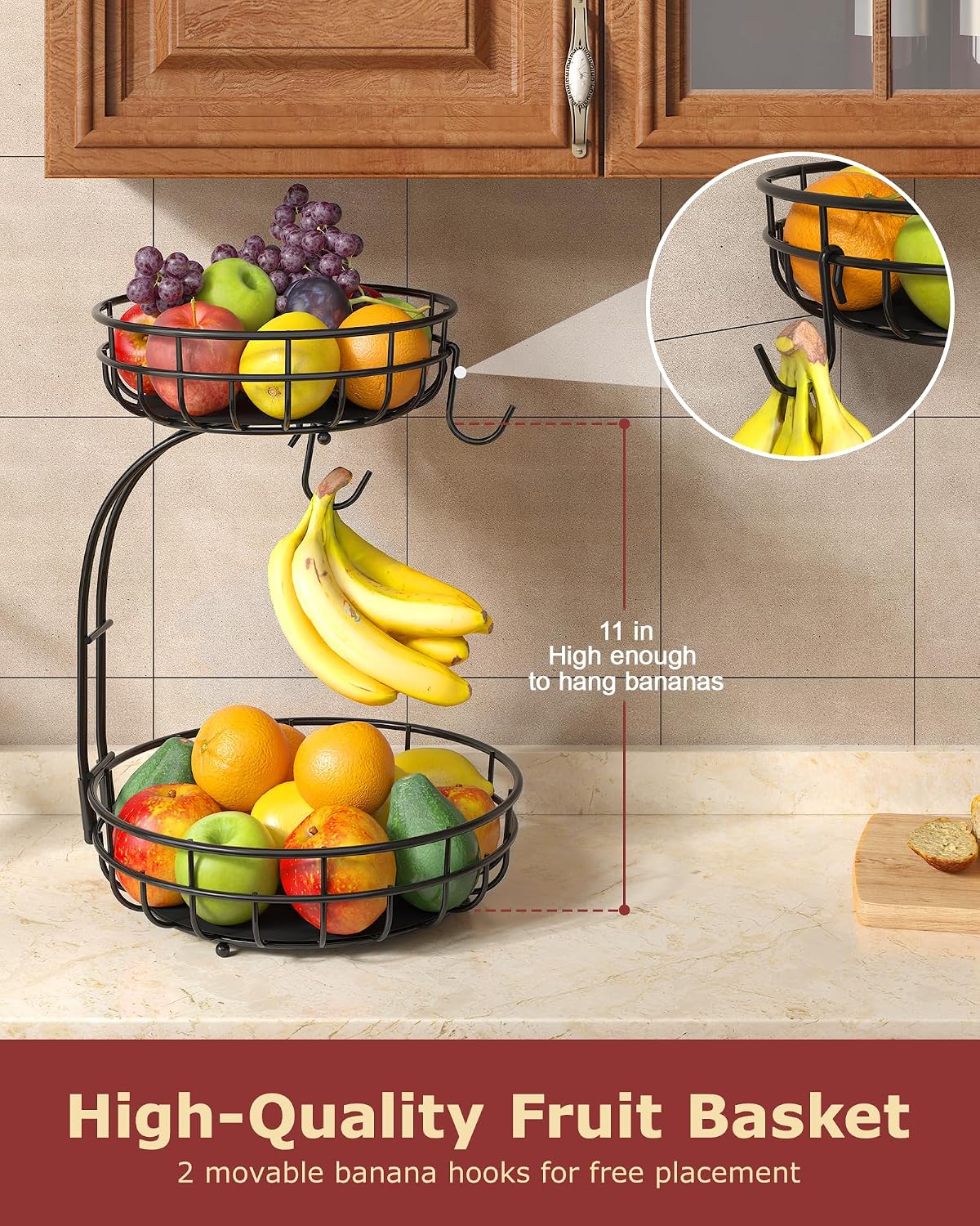 Modern Fruit Storage for Kitchen Counter